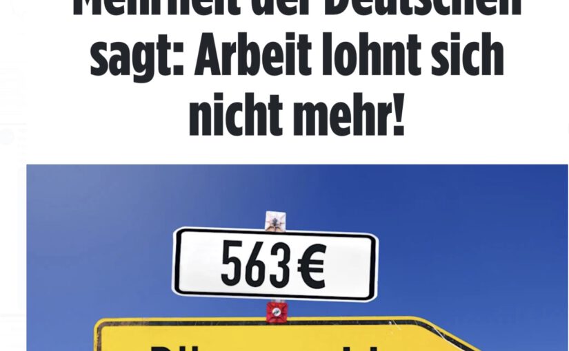 BILD – Axel-Springer-Verlag spielt Bürgergeldempfänger gegen Geringverdiener aus